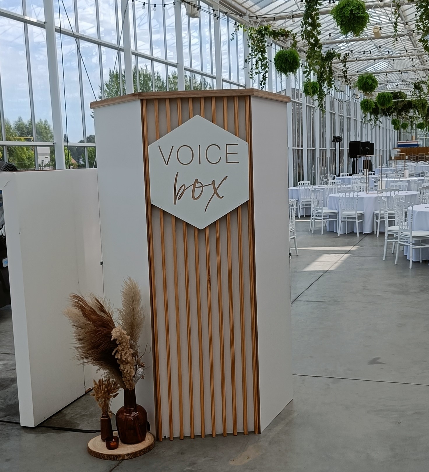 Voice Box audio gastenboek op een huwelijk in Sint-Niklaas